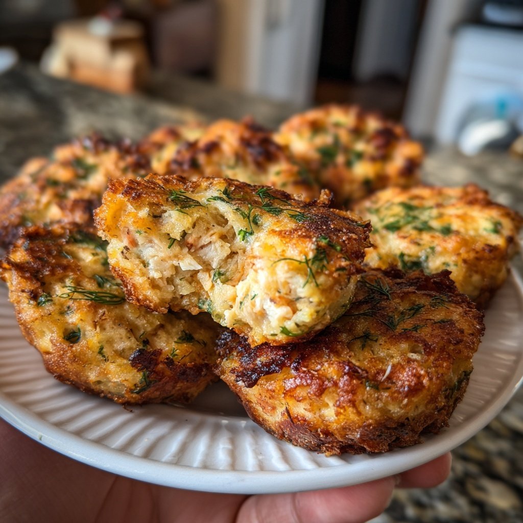 Savory Salmon Patties with Dill