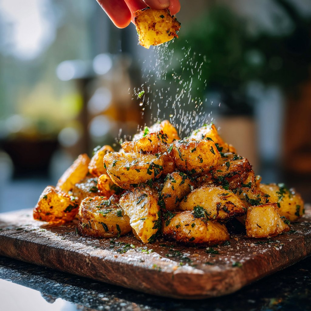 Truffle Oil Airfried Potatoes