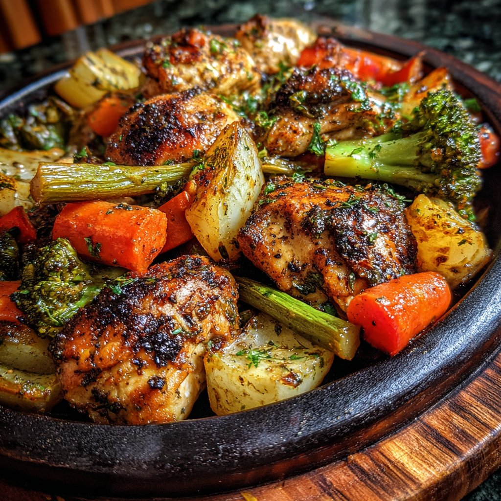 Garlic Butter Chicken & Veggies