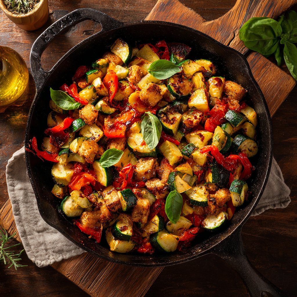 Herb Garden Turkey Zucchini Skillet